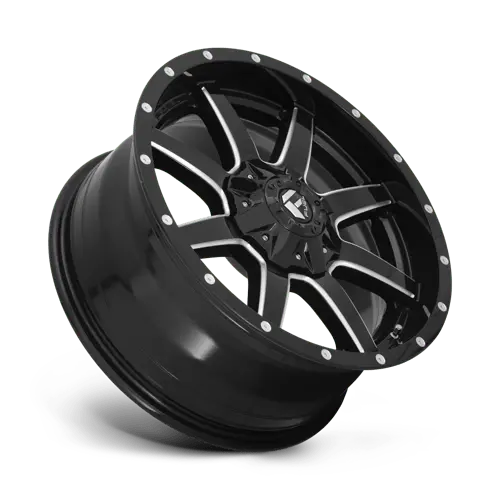 Fuel D610 Forged Aluminum Wheel – 22X12", 6X135Mm, Gloss Black/Milled Face, -45Mm Offset 1
