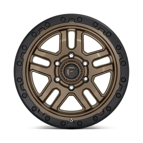 Fuel D702 18X9 Bronze Off-Road Wheel – 6X5.5, 0Mm Offset, Brushed Bronze Finish 1