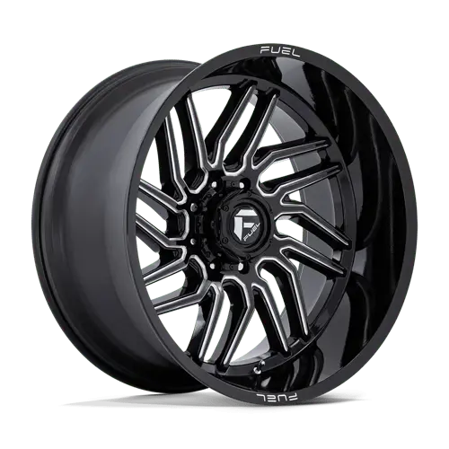 Fuel D80724201747 D807 Forged Aluminum Wheel – 24X12", 8X170 Bolt Pattern, -44Mm Offset, Gloss Black/Milled Face 1