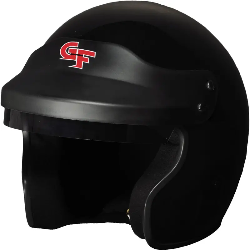 G-Force Gf1 Sa2020 Certified Open-Face Racing Helmet – Medium Black 1