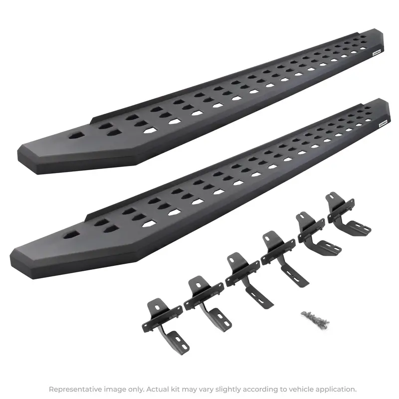 Go Rhino Rb20 Running Boards – Textured Black Step Rails With Mounting Hardware (69415587Pc) 1