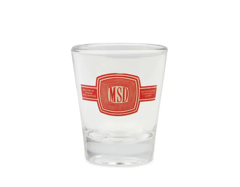 Holley Vintage-Style Shot Glass – 2 Oz With Msd Logo, Sold Separately 1