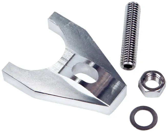 Proform 66985 Heavy-Duty Polished Distributor Clamp For Chevrolet V6 And V8 Engines 1