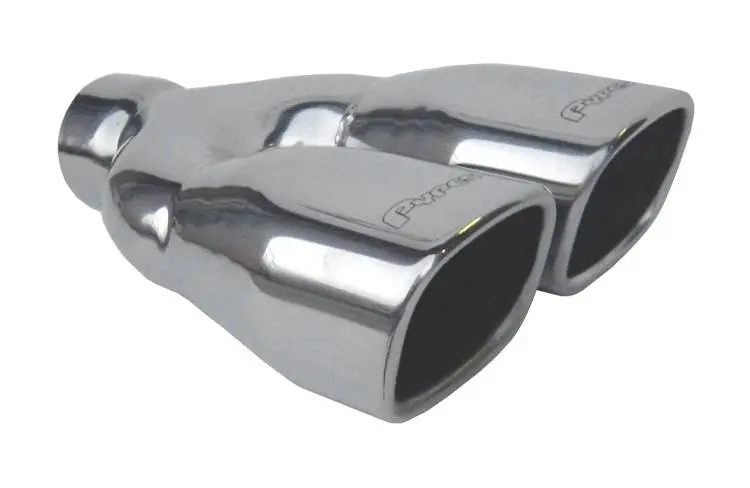 Pypes Evt25 Dual Exhaust Tail Pipe Tip Set – 2.5" Inlet, 3.25" X 2.75" Rectangular, 304 Stainless Steel 1