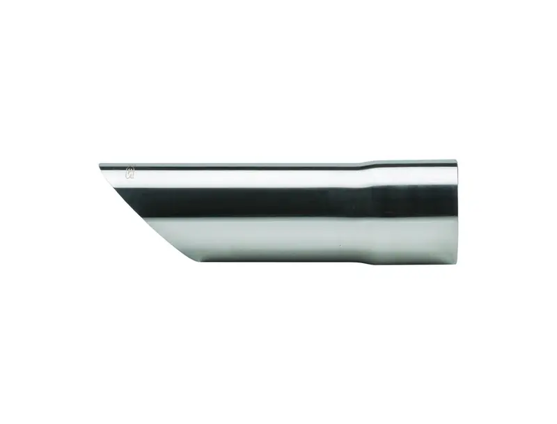 Pypes Performance Clamp-On Exhaust Tail Pipe Tips – 3-Inch Angle-Cut, 9-Inch Length, Polished 304 Stainless Steel Pair 1