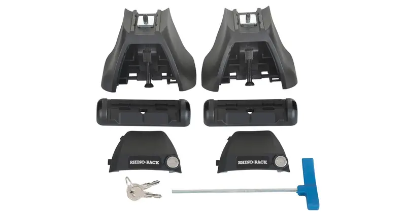 Rhino-Rack Ja8860 Vortex 2500 Roof Rack System – Silver, 42" Bars, 1060Mm Length, Includes Fitting Kit 1