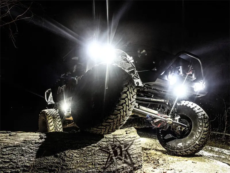 Rigid Industries 400283 Rock Light Kit Blue Set Of 6 Lights A-Series Rigid Industries 2