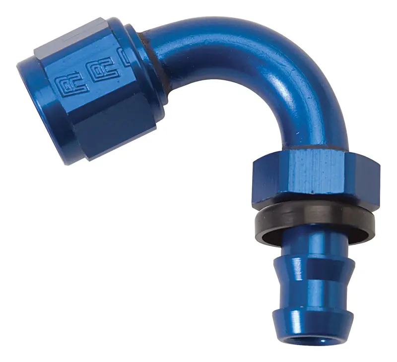 Russell Twist-Lok An6 Hose Fitting – 150° Swivel End, Anodized Aluminum, Tight-Bend Design 1