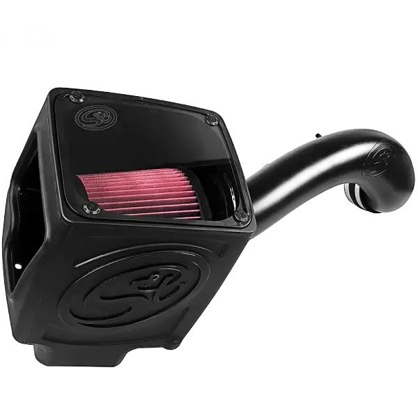 S&B 75-5110-Bkjf Cold Air Intake System For 2016–2019 Chevy Silverado/Sierra 2500/3500 6.0L – Red, Washable Filter 1