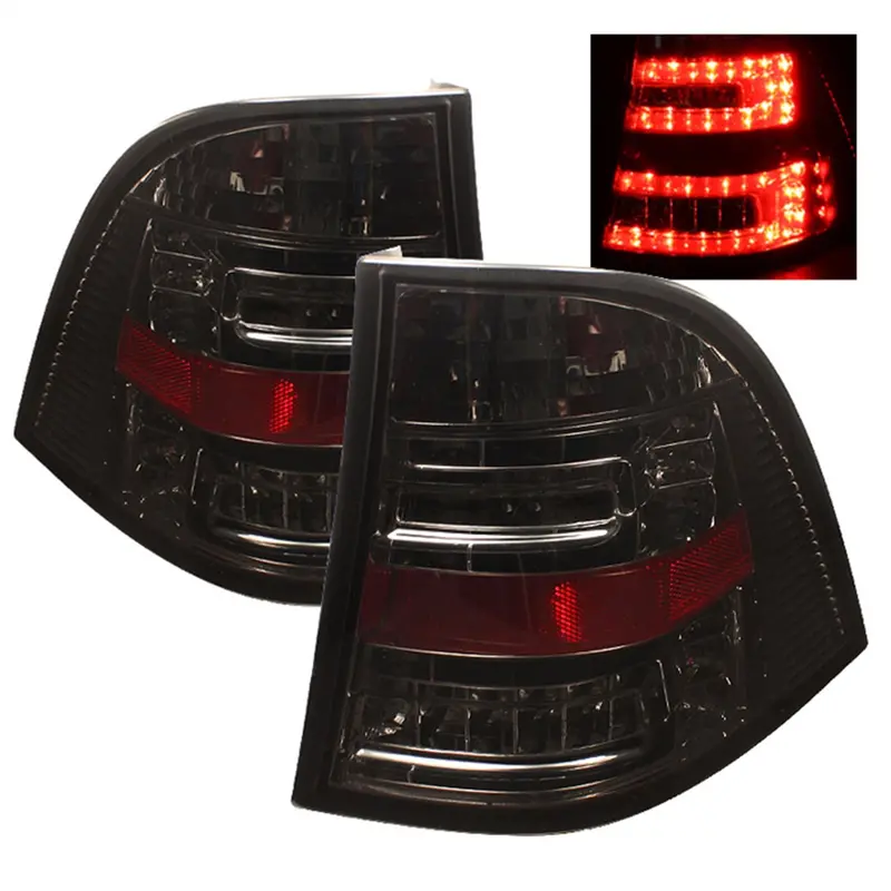 Spyder Auto 5006127 Smoke Led Tail Light Pair – Compatible With Factory Bulbs 1