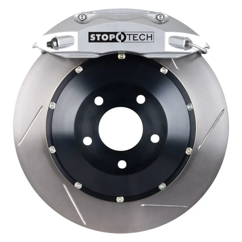 Stoptech 83.560.0043.61 Rear Big Brake Kit — Two-Piece Slotted Rotors 1