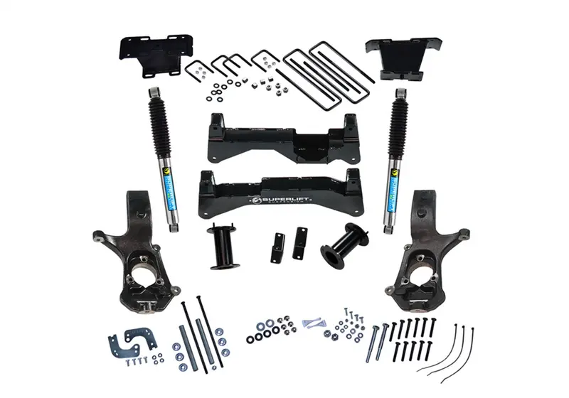Superlift K894B 8-Inch 2Wd Lift Kit For 2007–2016 Chevrolet Silverado & Gmc Sierra 1500 — Includes Cast Steel Control Arms And Rear Bilstein Shocks 1