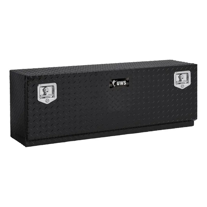 Uws Tbts-60-Blk 60-Inch Gloss Black Aluminum Topside Truck Tool Box — Single-Door Design (Ltl Freight Required) 1