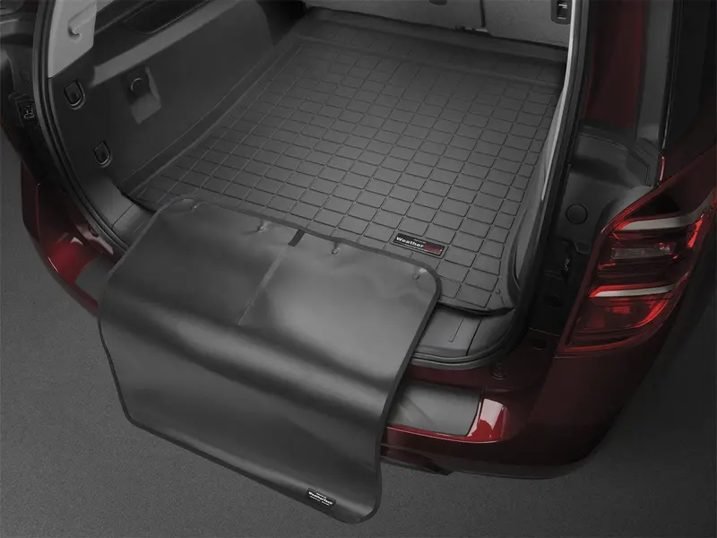 Weathertech 41974Sk Cargo Liner With Bumper Protector – Tan, Fits Behind Third Row 1