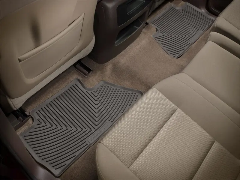 Weathertech All-Weather Rear Floor Mats – Cocoa-Colored Interior Protection 1