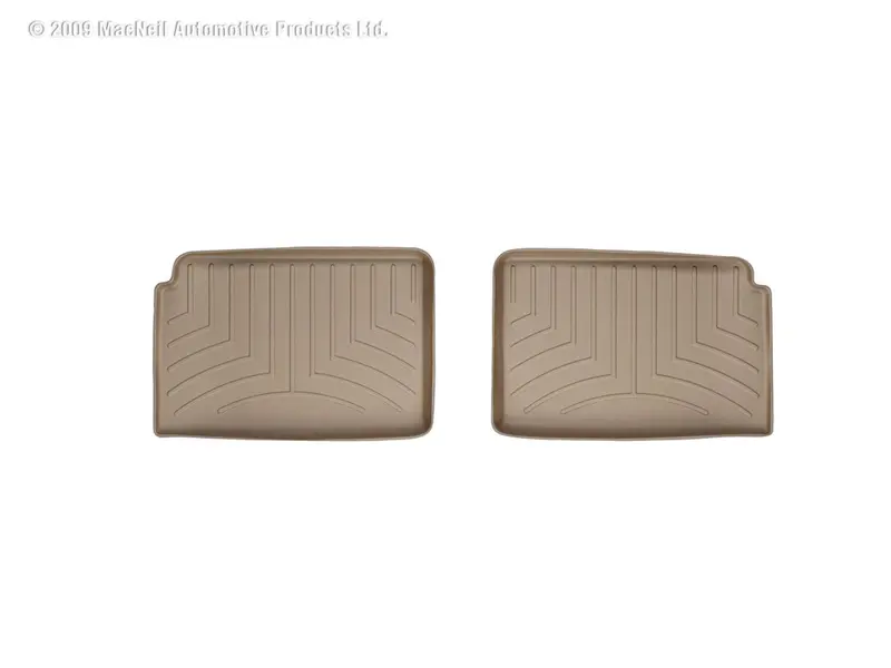 Weathertech Digitalfit Floor Liners – Tan, 2Nd-Row Custom Fit 1