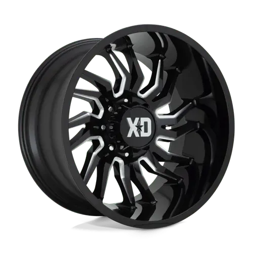Xd Xd85821088318N 20X10 Gloss Black Machined Lip Wheel – 8X180Mm Bolt Pattern, -18Mm Offset 1